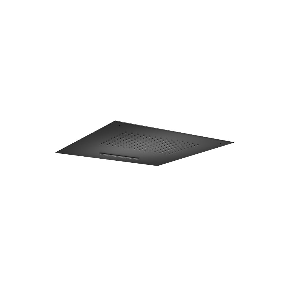 Flusso Cascade CSS.15S 15" Stainless Steel Flush Mount Rainhead With Cascade Watefall