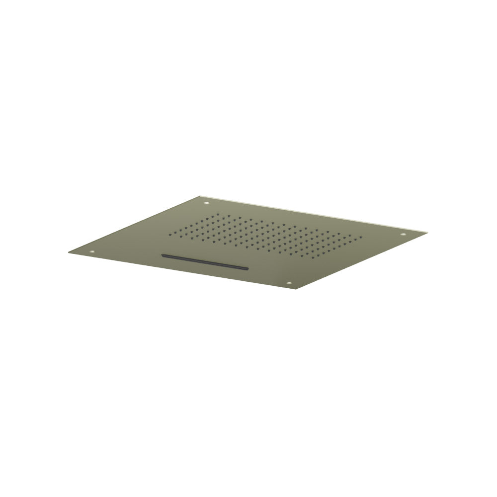 Flusso Cascade CSS.20S 20" Stainless Steel Flush Mount Rainhead With Cascade Watefall - Parent