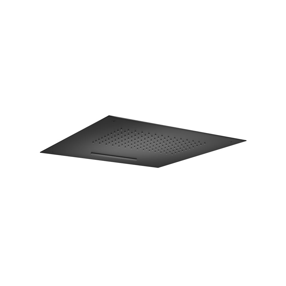Flusso Cascade CSS.20S 20" Stainless Steel Flush Mount Rainhead With Cascade Watefall