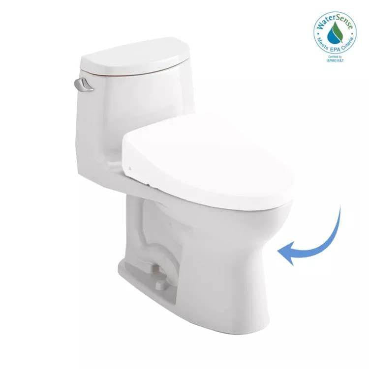 Toto CST604CUFGAT40#01 1Pc Ultramax Ii 1G Washlet+ Au Toflush Compatible