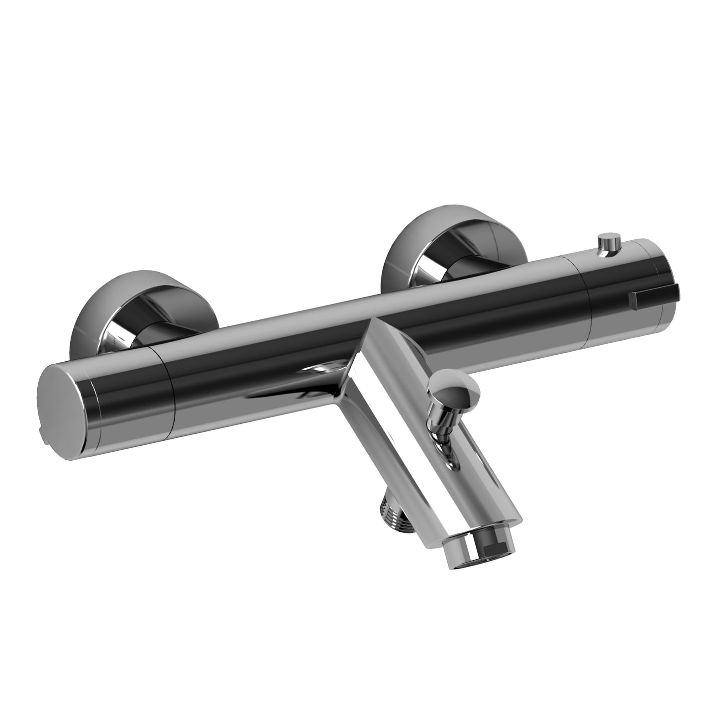 Riobel CSTM81C 1/2" Thermostatic External Bar With Diverter and Tub Spout
