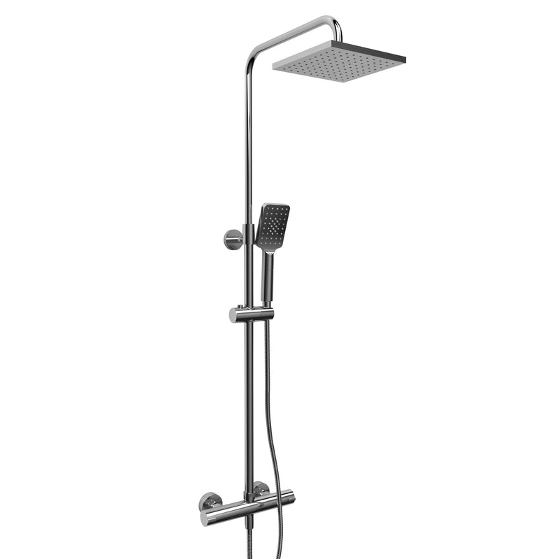 Riobel CSTQ57C Duo Rail With 1/2" Thermostatic External Bar