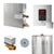 Mr. Steam CT9R2401-PC Ct 9 Kw (9000 W) Steam Shower Generator Package With Tempoflex Control In Black Polished Chrome