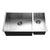 Houzer CTO-3370SR Contempo 33 Inch Stainless Steel Undermount 70/30 Double Right Prep Bowl Kitchen Sink