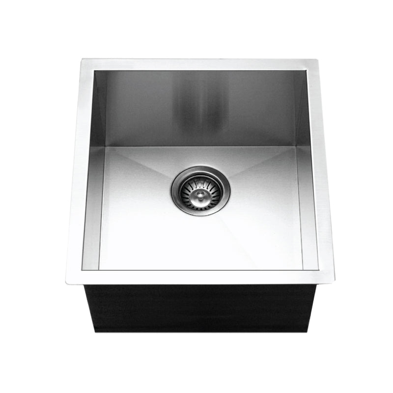 Houzer CTR-1700 Contempo 17 Inch Stainless Steel Undermount Single Bowl Bar Sink