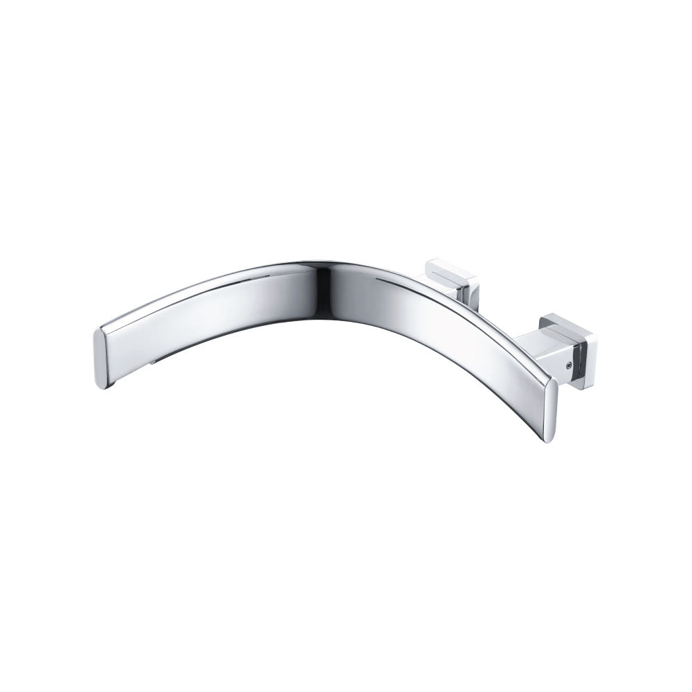 Flusso Curve CU.1004L Wall Mount Tub Spout - Left Facing Curvature