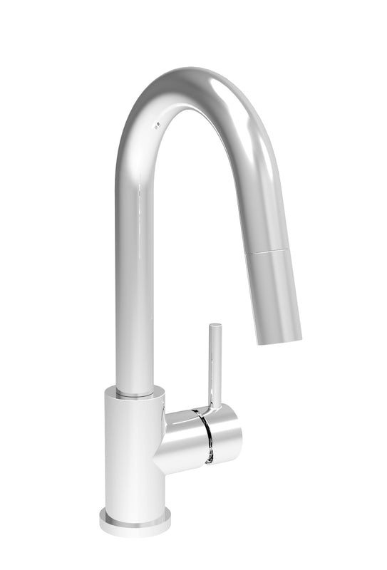 BARiL CUI-2040-35L-150 Single-Hole Bar / Prep Kitchen Faucet With 2-Function Pull-Down Spray