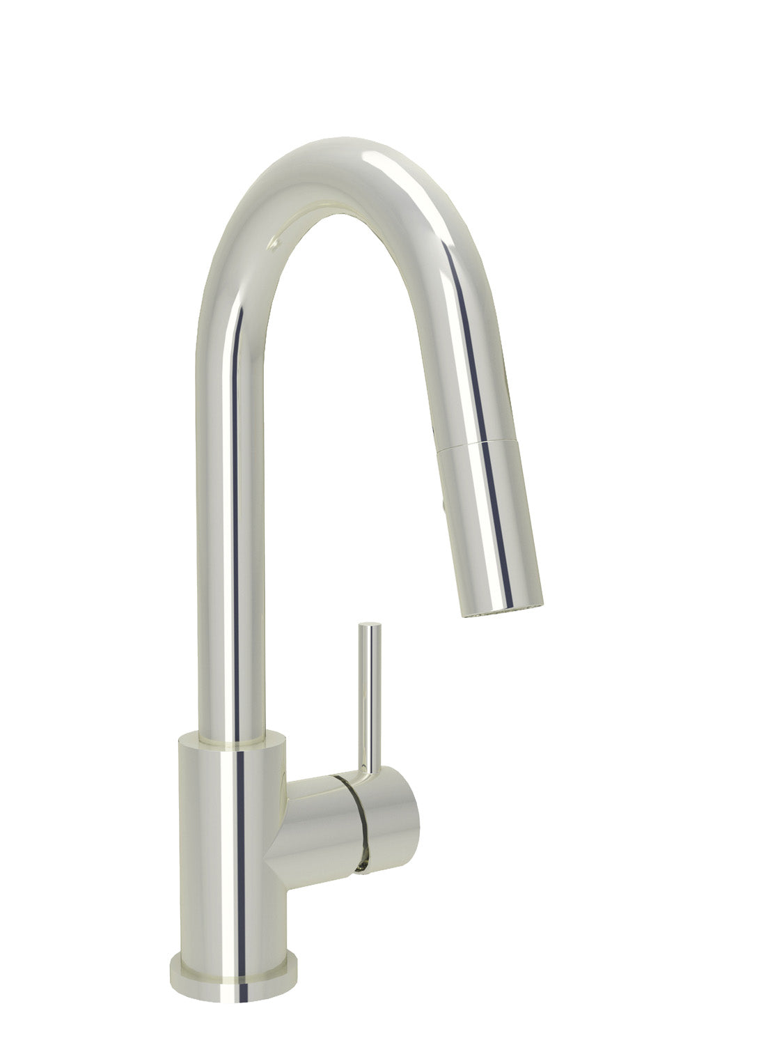 BARiL CUI-2040-35L-150 Single-Hole Bar / Prep Kitchen Faucet With 2-Function Pull-Down Spray