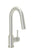 BARiL CUI-2040-35L-150 Single-Hole Bar / Prep Kitchen Faucet With 2-Function Pull-Down Spray