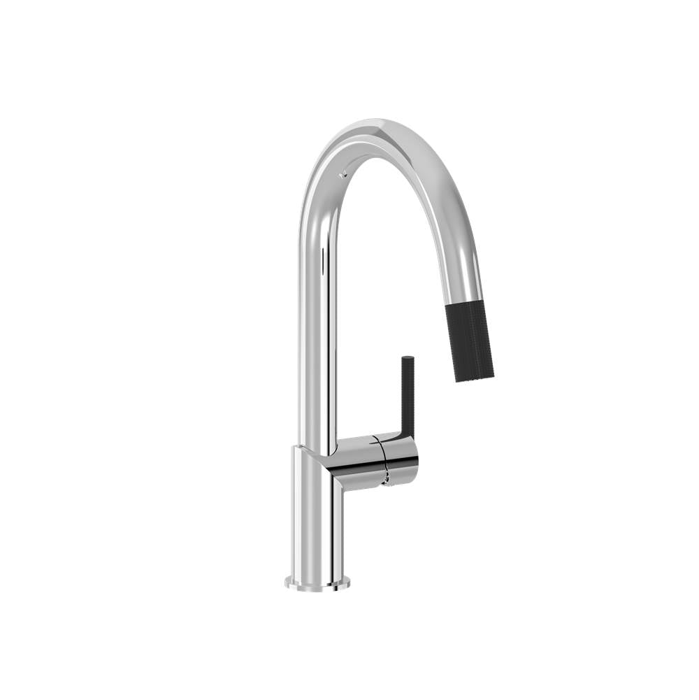 BARiL CUI-9249-22L-150 Single Hole Kitchen Faucet With 2-Function Pull-Down Spray