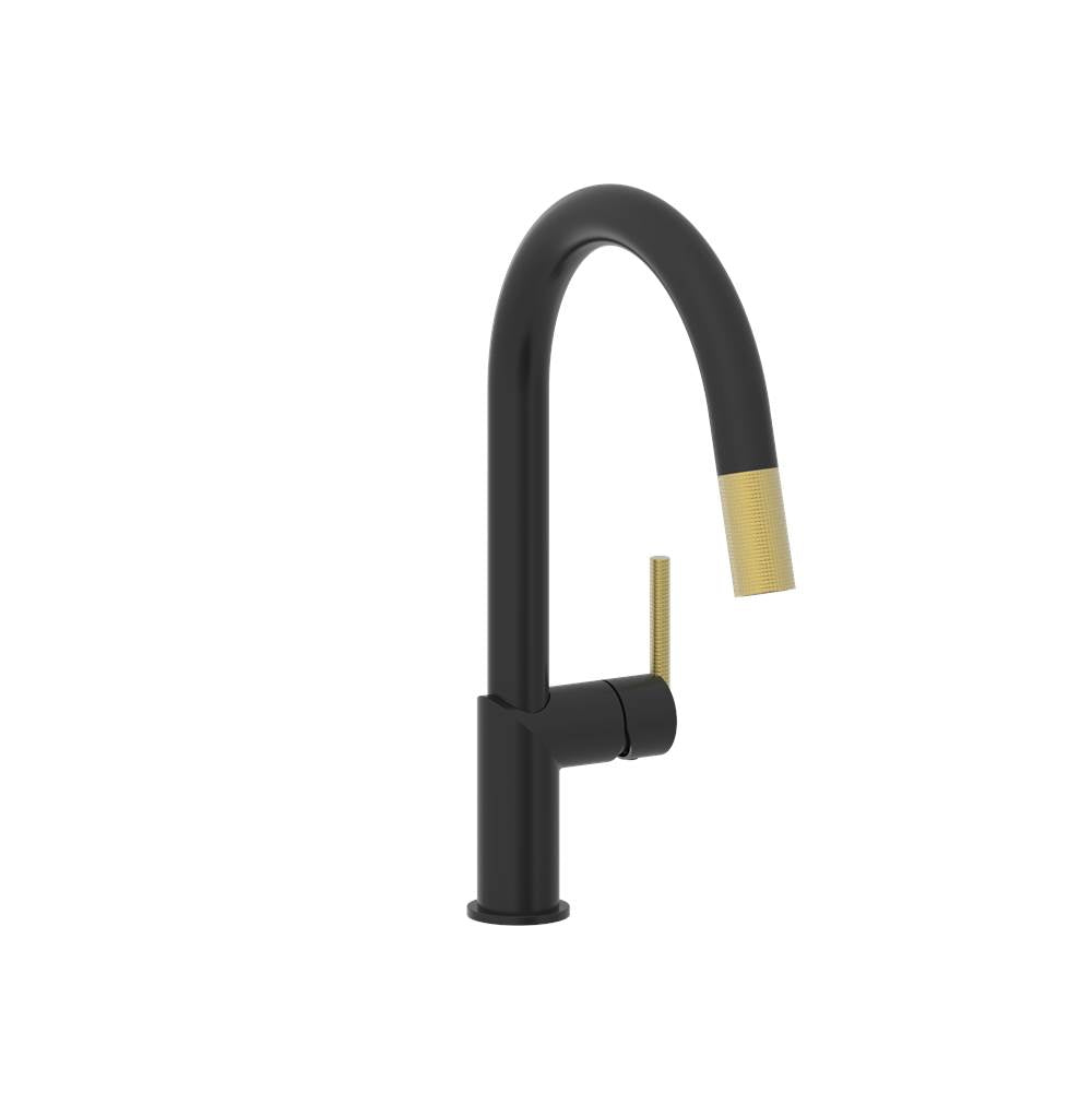 BARiL CUI-9249-22L-150 Single Hole Kitchen Faucet With 2-Function Pull-Down Spray