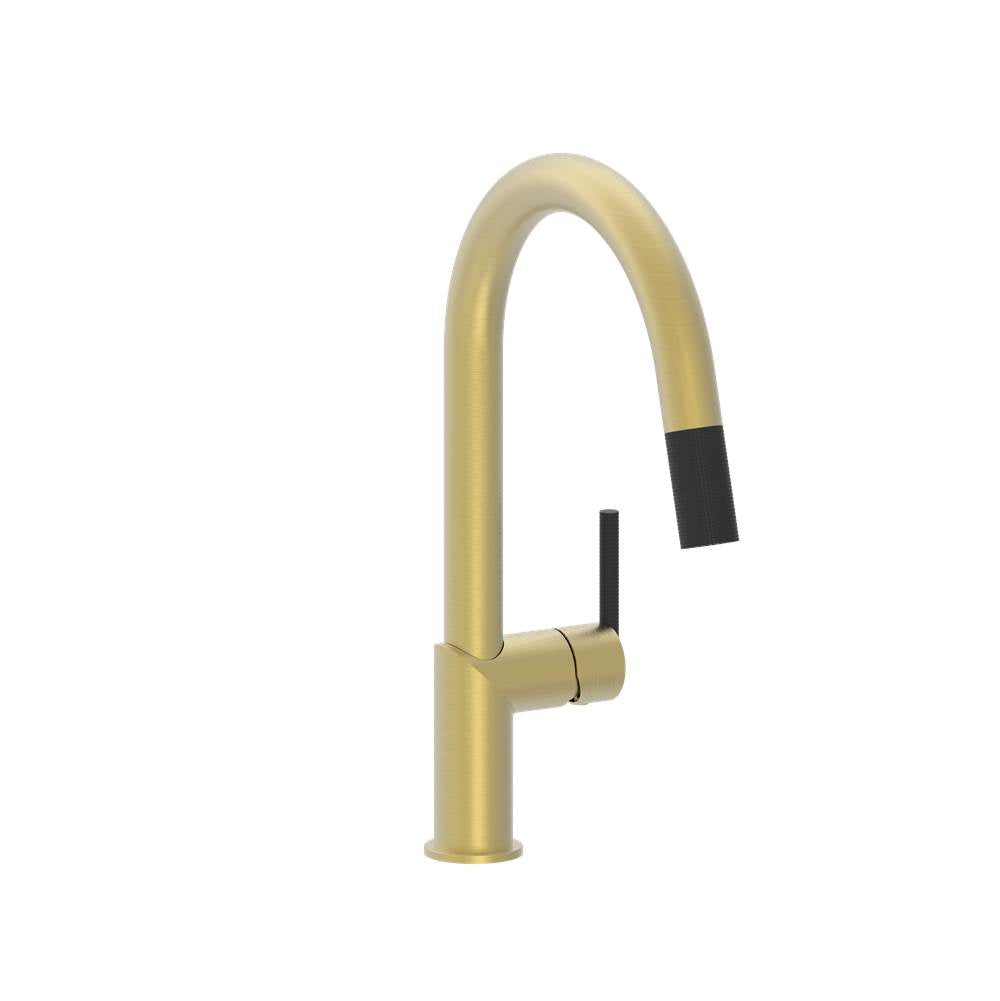 BARiL CUI-9249-22L-150 Single Hole Kitchen Faucet With 2-Function Pull-Down Spray