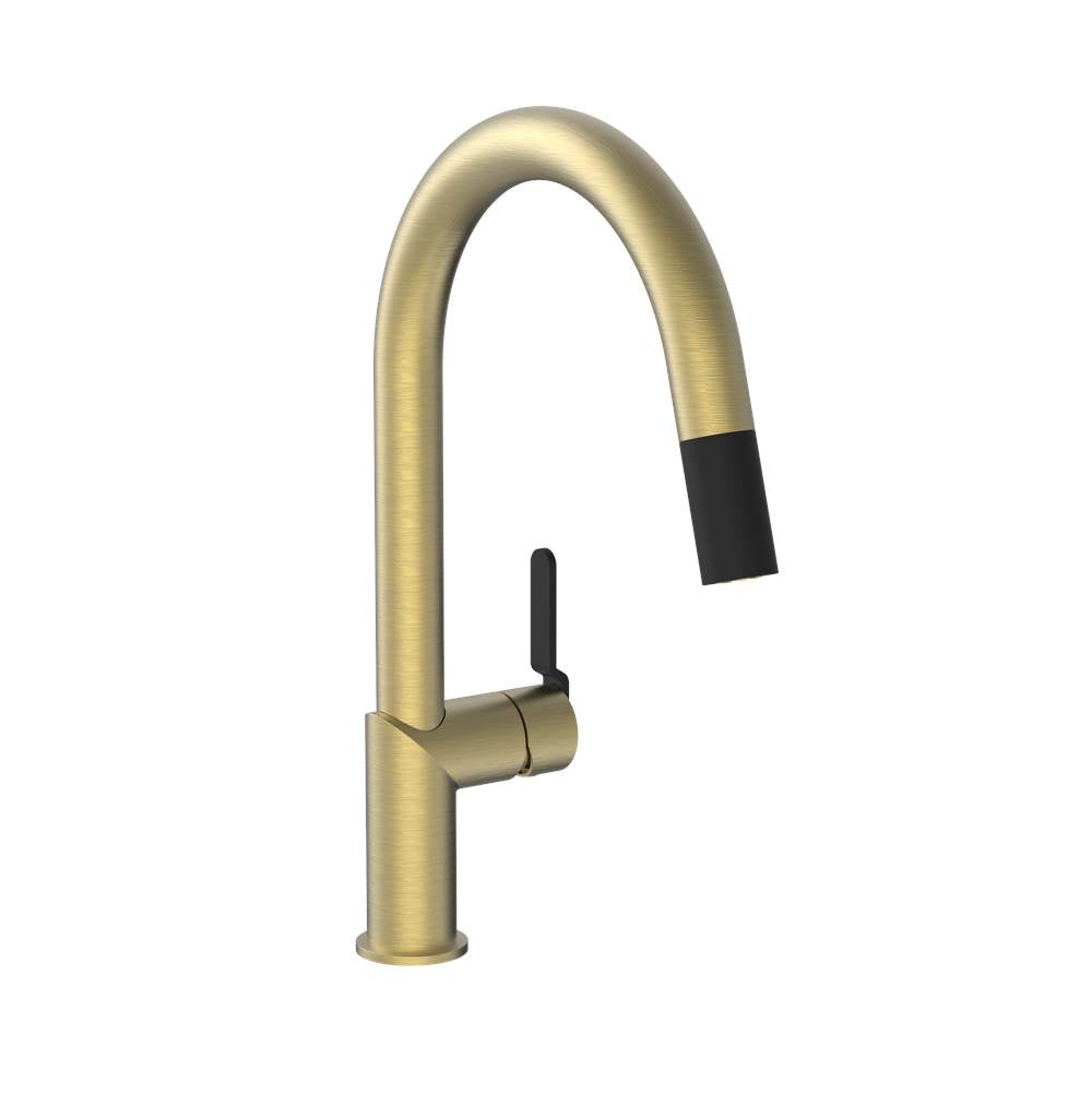 BARiL CUI-9249-32L-150 Single Hole Kitchen Faucet With 2-Function Pull-Down Spray
