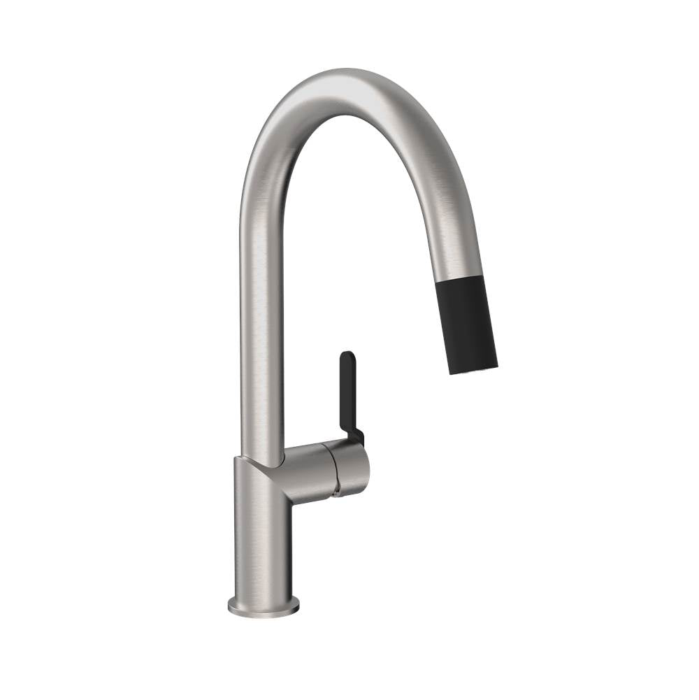 BARiL CUI-9249-32L-150 Single Hole Kitchen Faucet With 2-Function Pull-Down Spray