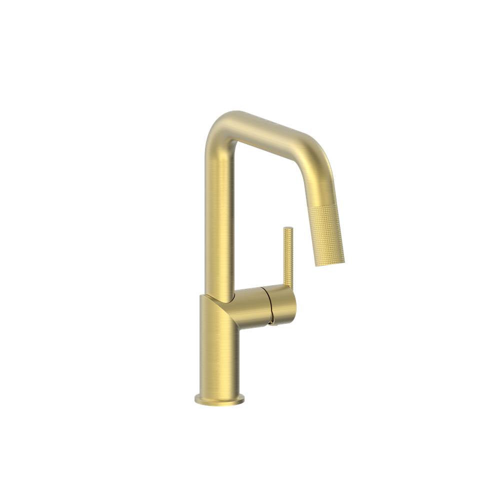 BARiL CUI-9250-22L-150 Single Hole Kitchen Faucet With 2-Function Pull-Down Spray
