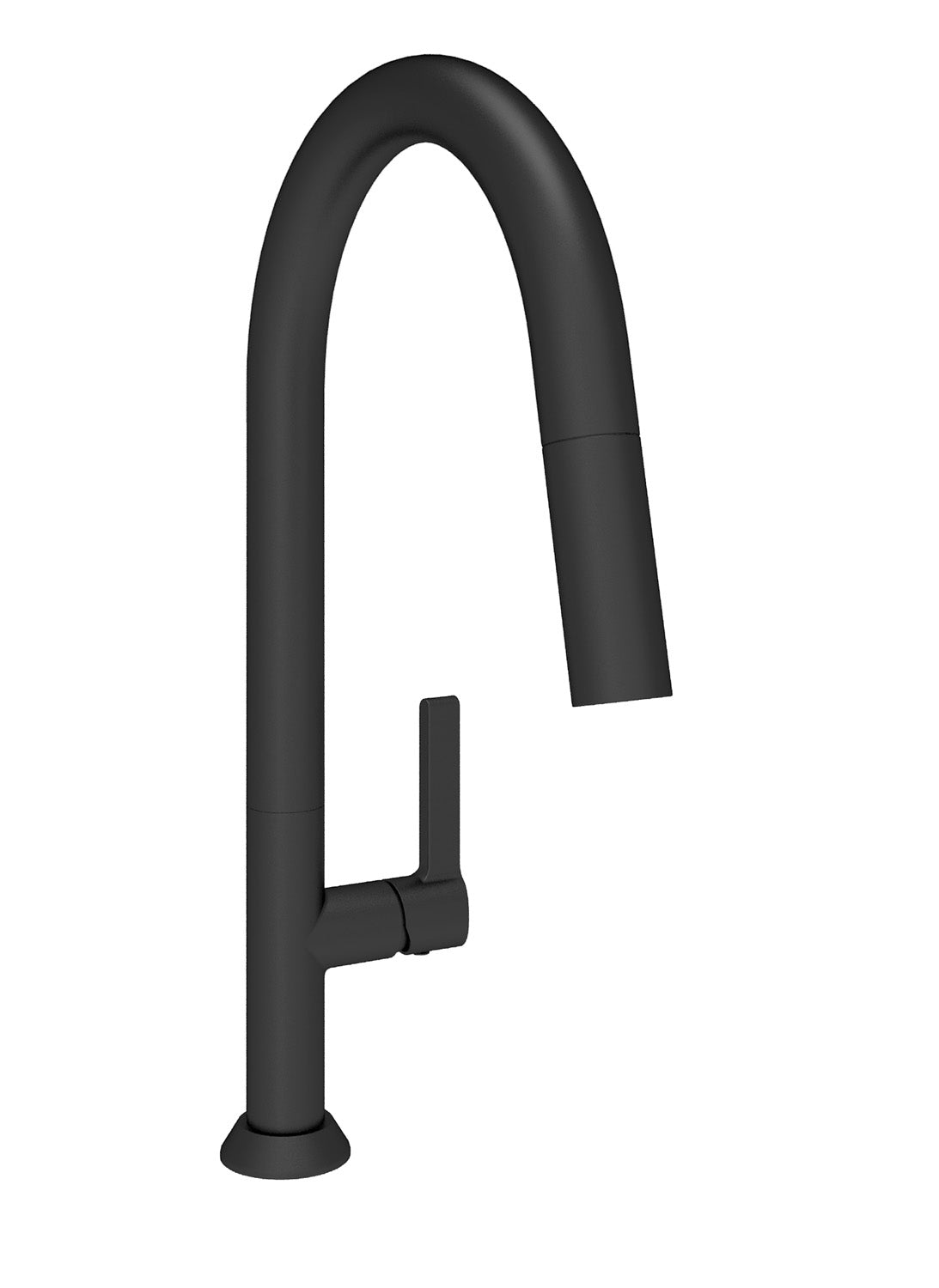 BARiL CUI-9340-02L-150 High Single Hole Kitchen Faucet With 2-Function Pull-Down Spray