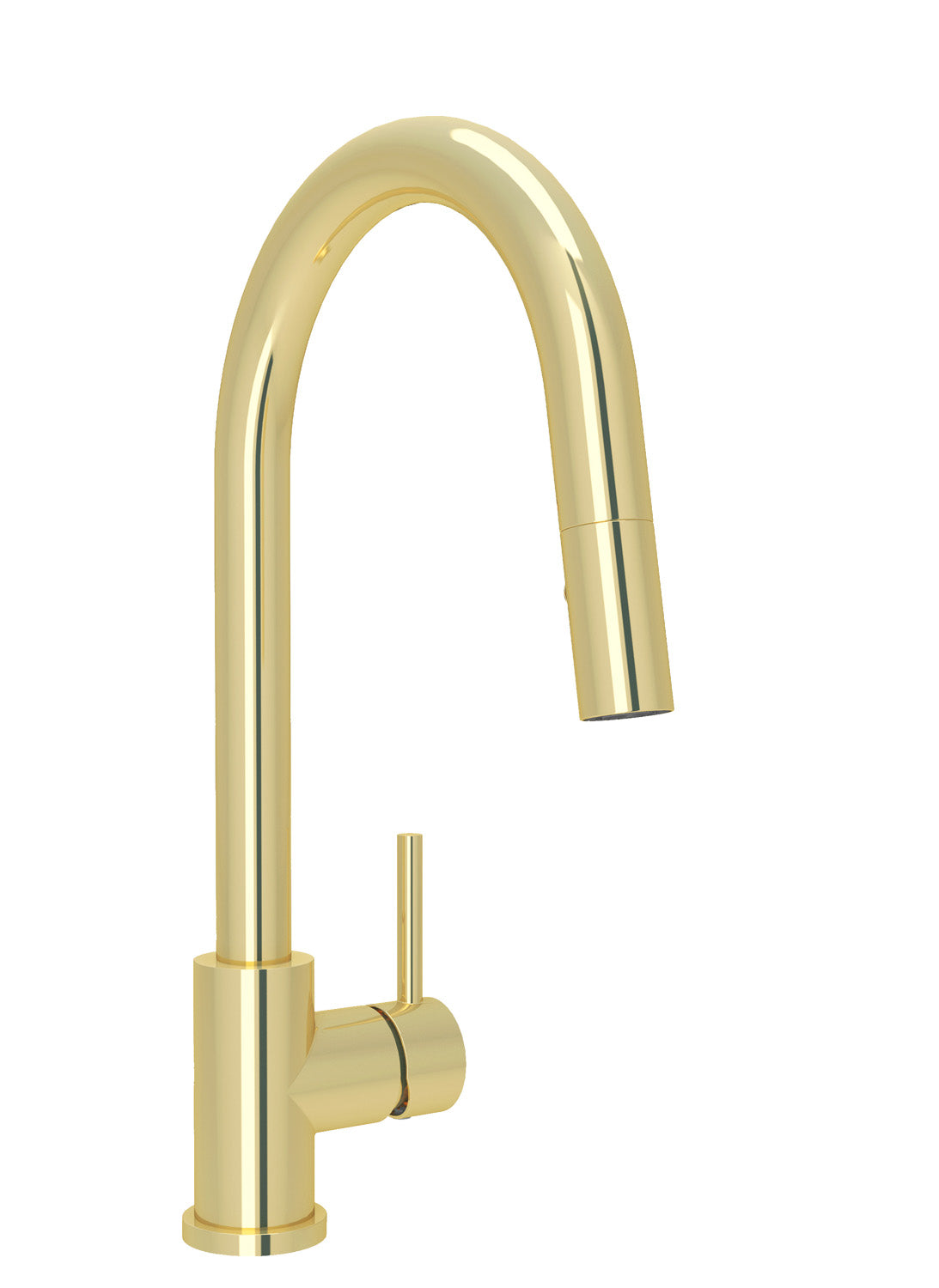 BARiL CUI-9540-35L Single-Hole Kitchen Faucet With Single Lever And 2-Function Pull-Down Spray
