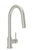 BARiL CUI-9540-35L Single-Hole Kitchen Faucet With Single Lever And 2-Function Pull-Down Spray