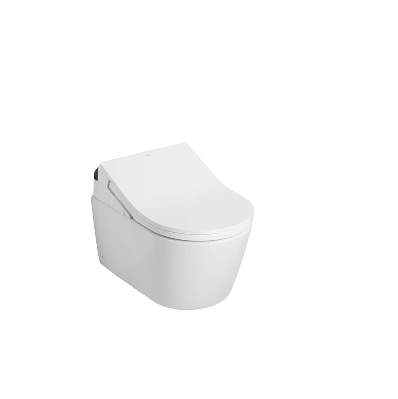 Toto CWT4474047CMFGA#MS Washlet RP Wall-Hung D-Shape Toilet With Rx Bidet Seat and Duofit In-Wall 1.28 and 0.9 GPF Auto Dual-Flush Tank System