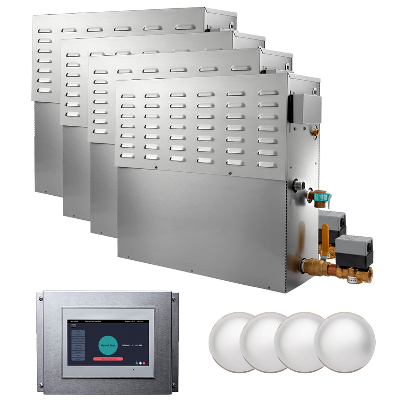 Mr. Steam CX5000AC3 Cx 120 Kw (120000 W) Steam Generator With Integrated Control and Commercial Steamhead