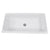 Nantucket Sinks Canal35-90 35.5 Inch Rectangular Italian Fireclay Vessel Sink