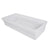 Nantucket Sinks Canal35-90 35.5 Inch Rectangular Italian Fireclay Vessel Sink