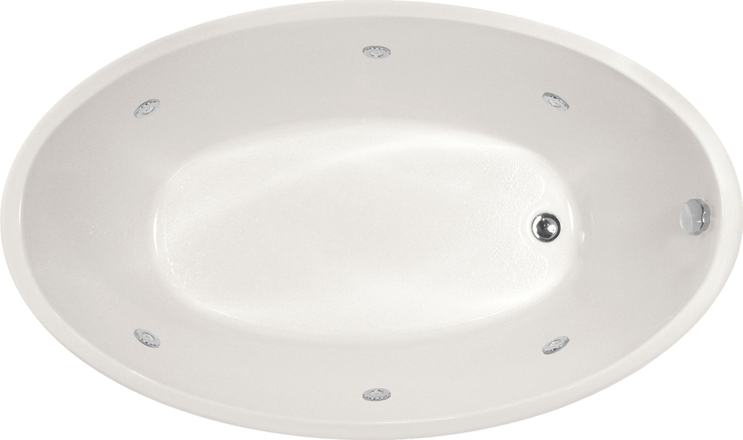 Hydro Systems CAR6036AWP Carli 60 X 36 Acrylic Whirlpool Jet Tub System