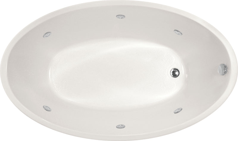 Hydro Systems CAR6036AWP Carli 60 X 36 Acrylic Whirlpool Jet Tub System