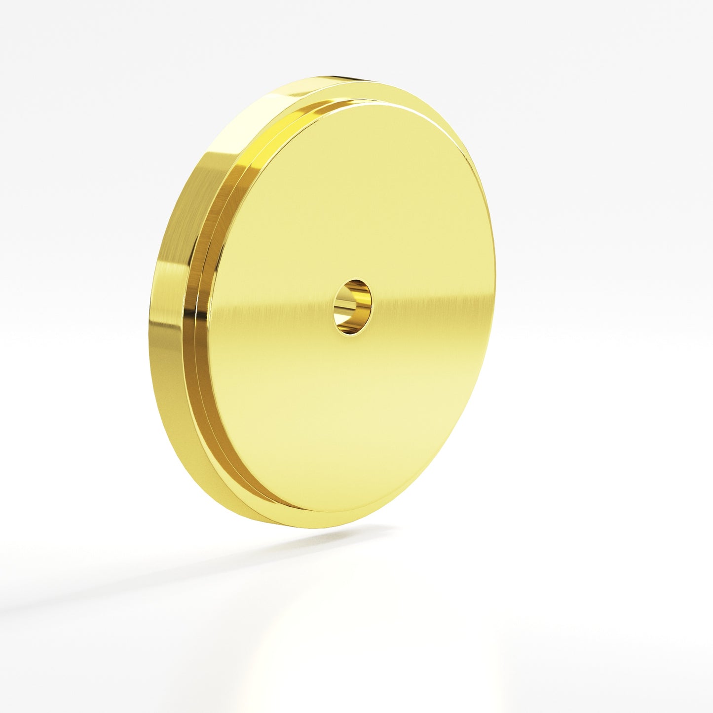 Colonial Bronze Round Stepped Edge Back Plate