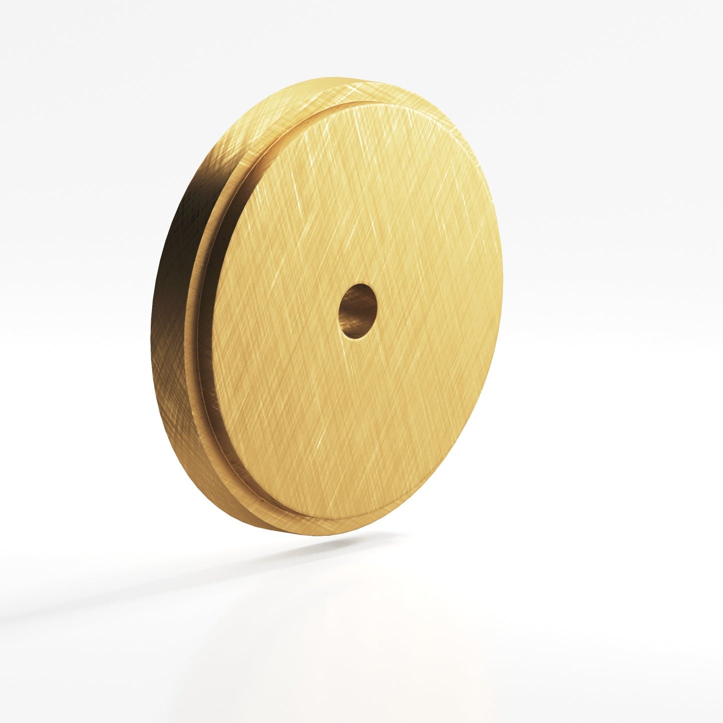 Colonial Bronze Round Stepped Edge Back Plate