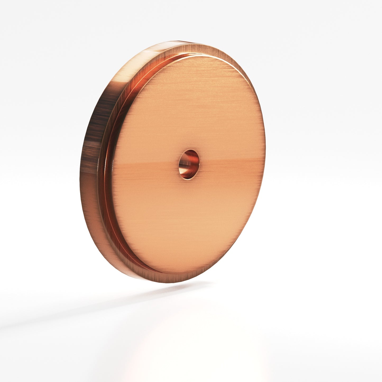 Colonial Bronze Round Stepped Edge Back Plate