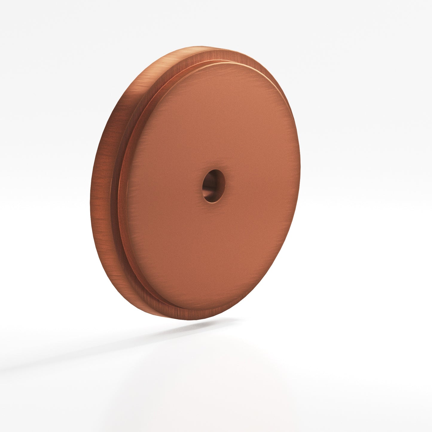 Colonial Bronze Round Stepped Edge Back Plate