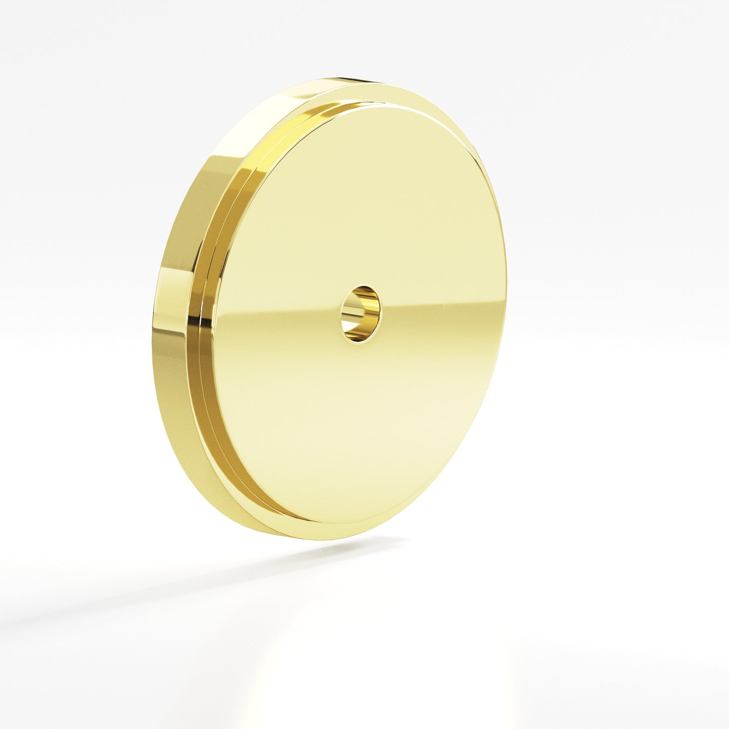 Colonial Bronze Round Stepped Edge Back Plate