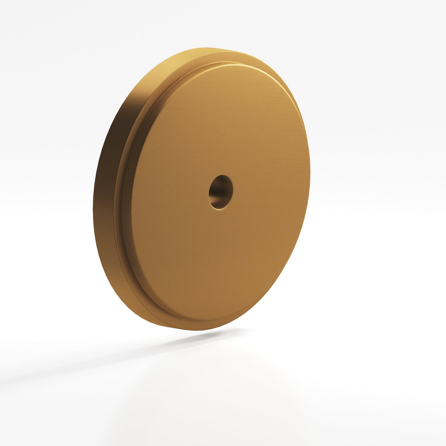 Colonial Bronze Round Stepped Edge Back Plate