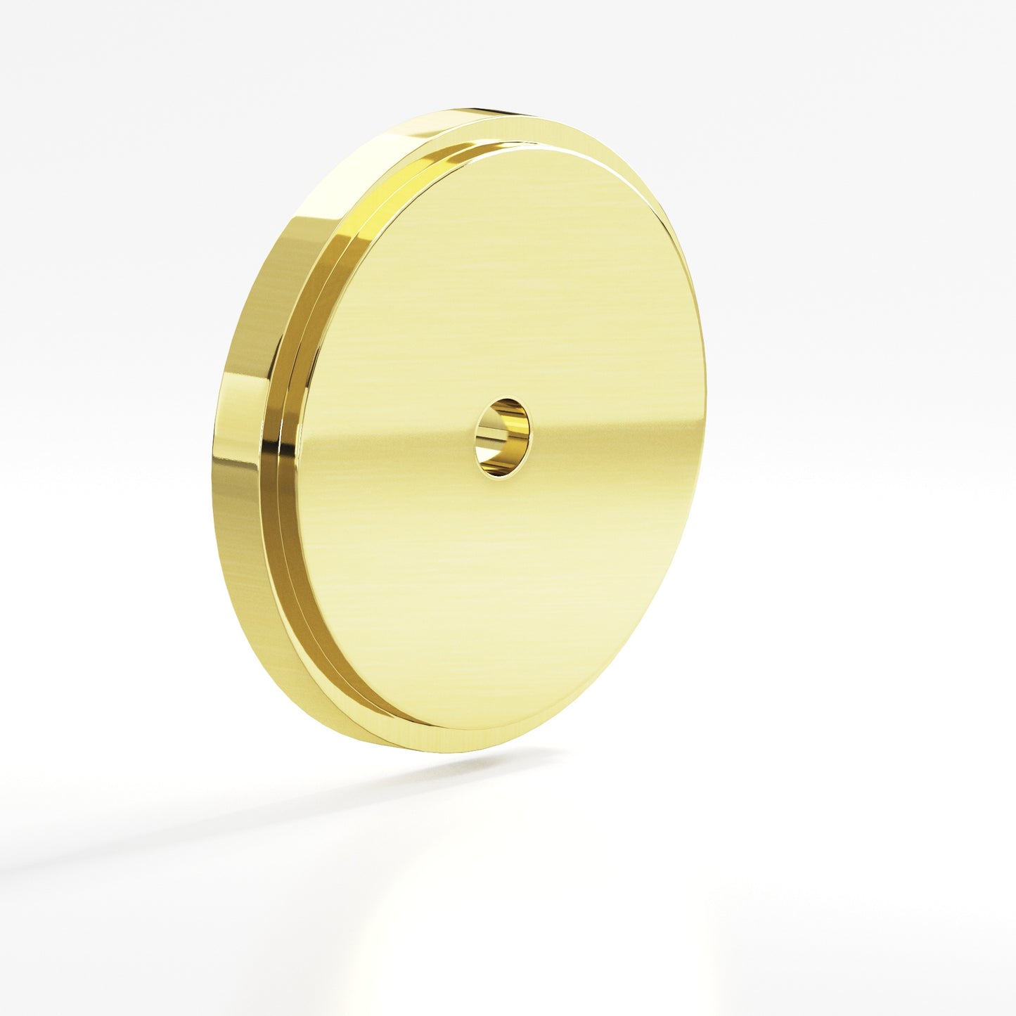 Colonial Bronze Round Stepped Edge Back Plate