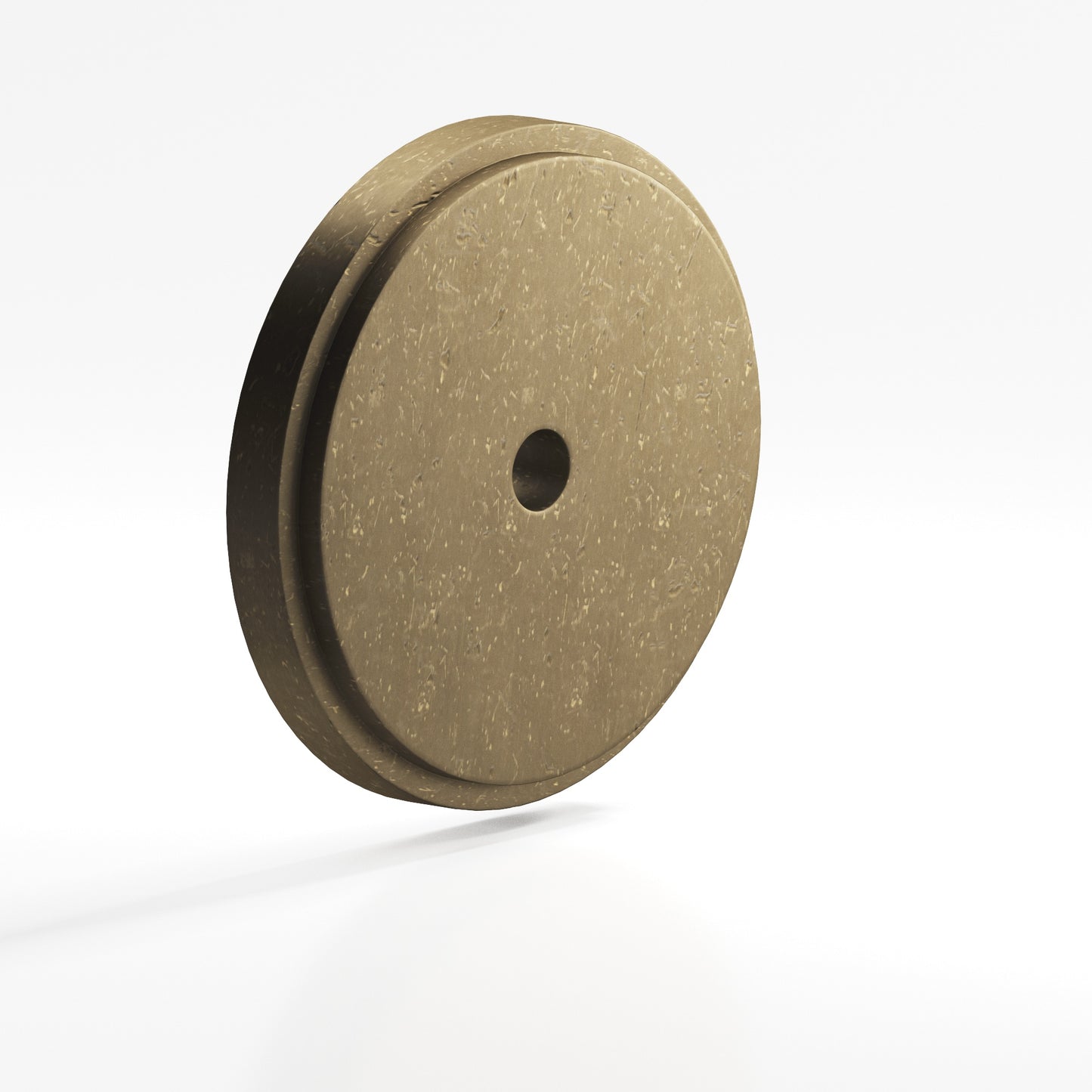Colonial Bronze Round Stepped Edge Back Plate