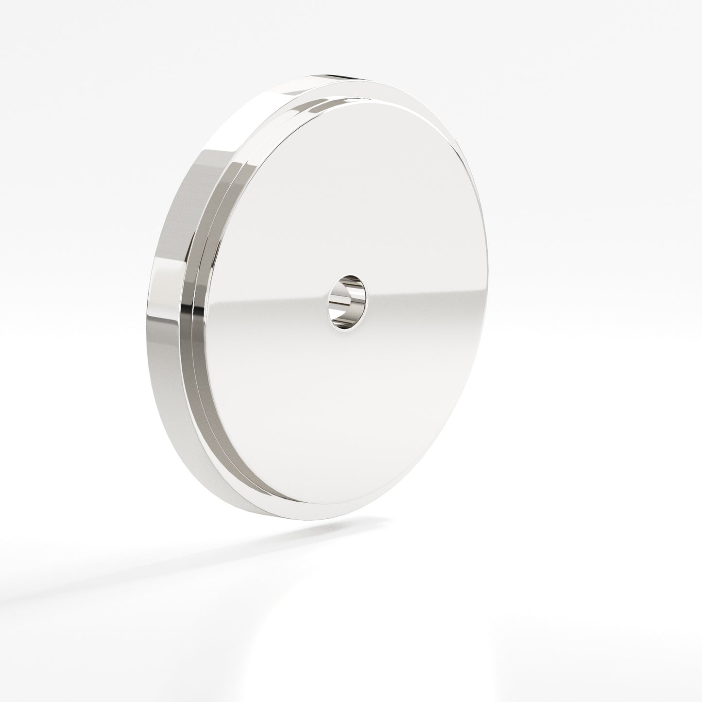 Colonial Bronze Round Stepped Edge Back Plate