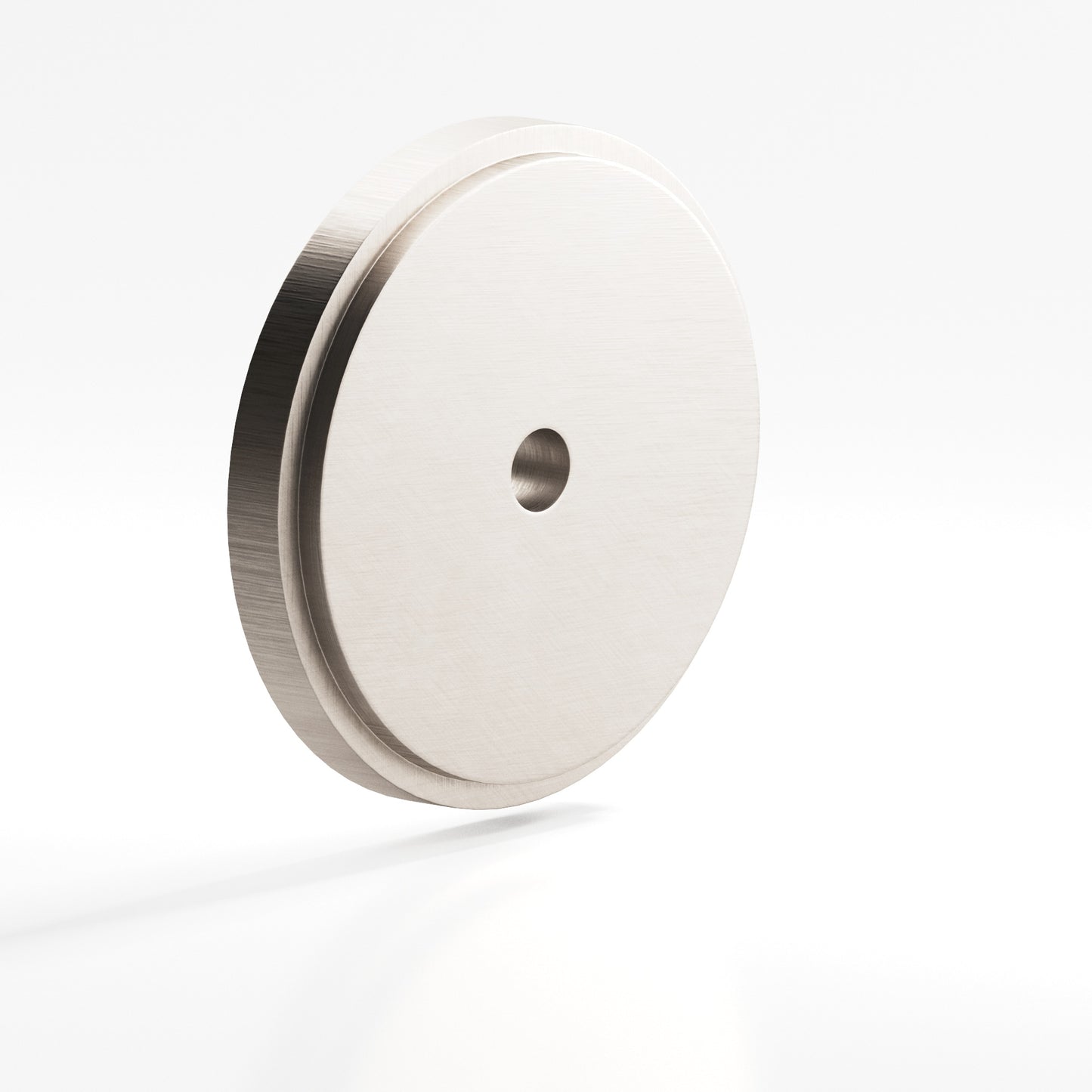 Colonial Bronze Round Stepped Edge Back Plate