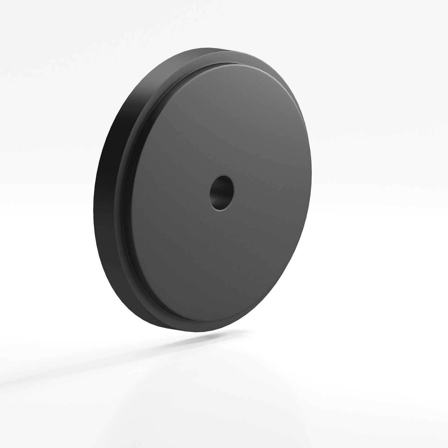 Colonial Bronze Round Stepped Edge Back Plate