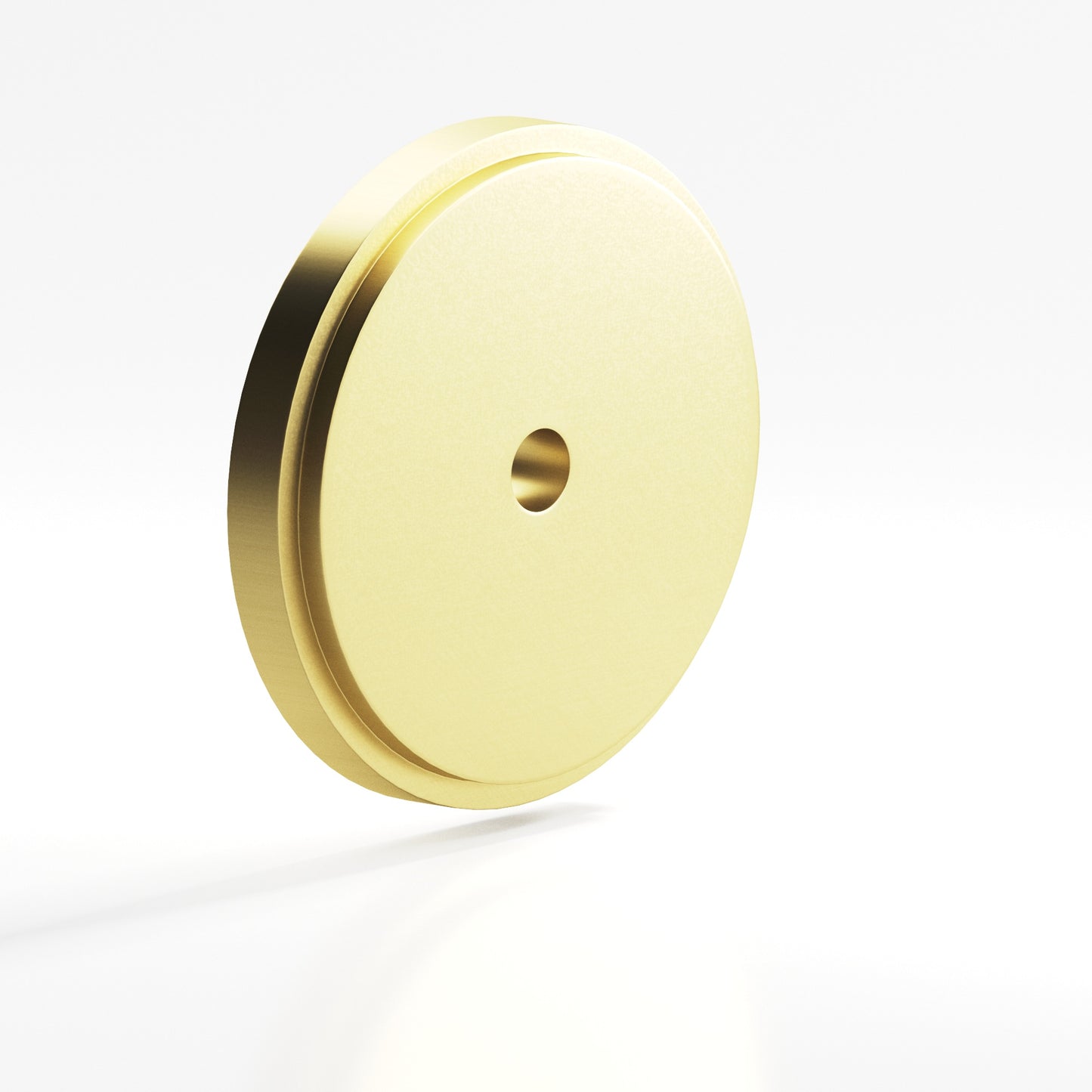 Colonial Bronze Round Stepped Edge Back Plate