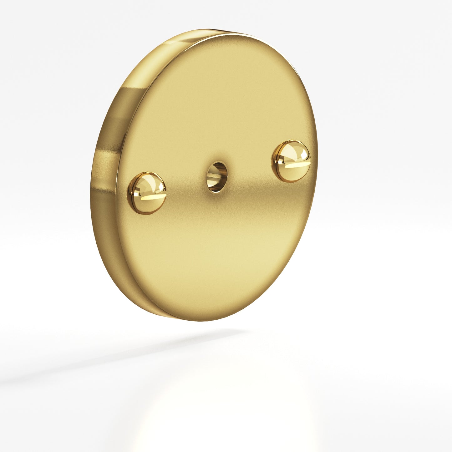 Colonial Bronze Back Plate with Exposed Finished Screws