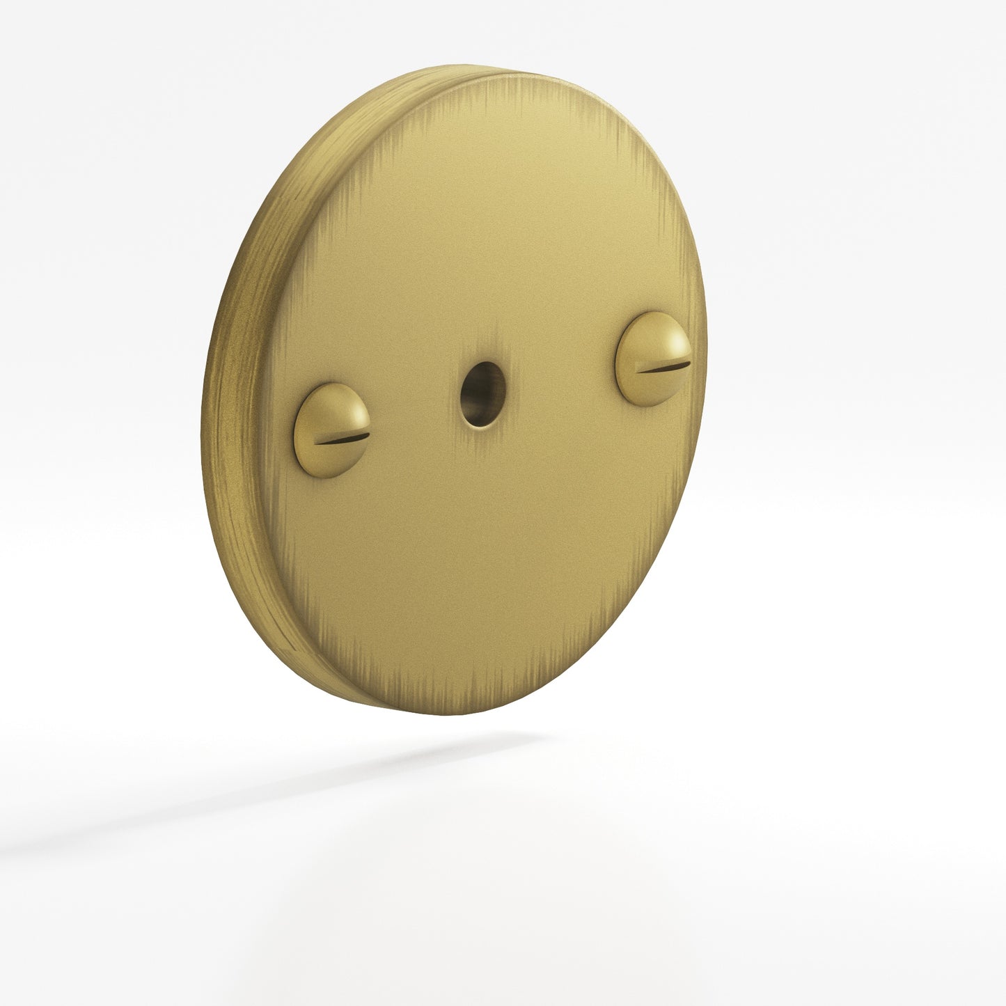 Colonial Bronze Back Plate with Exposed Finished Screws