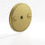 Colonial Bronze Back Plate with Exposed Finished Screws