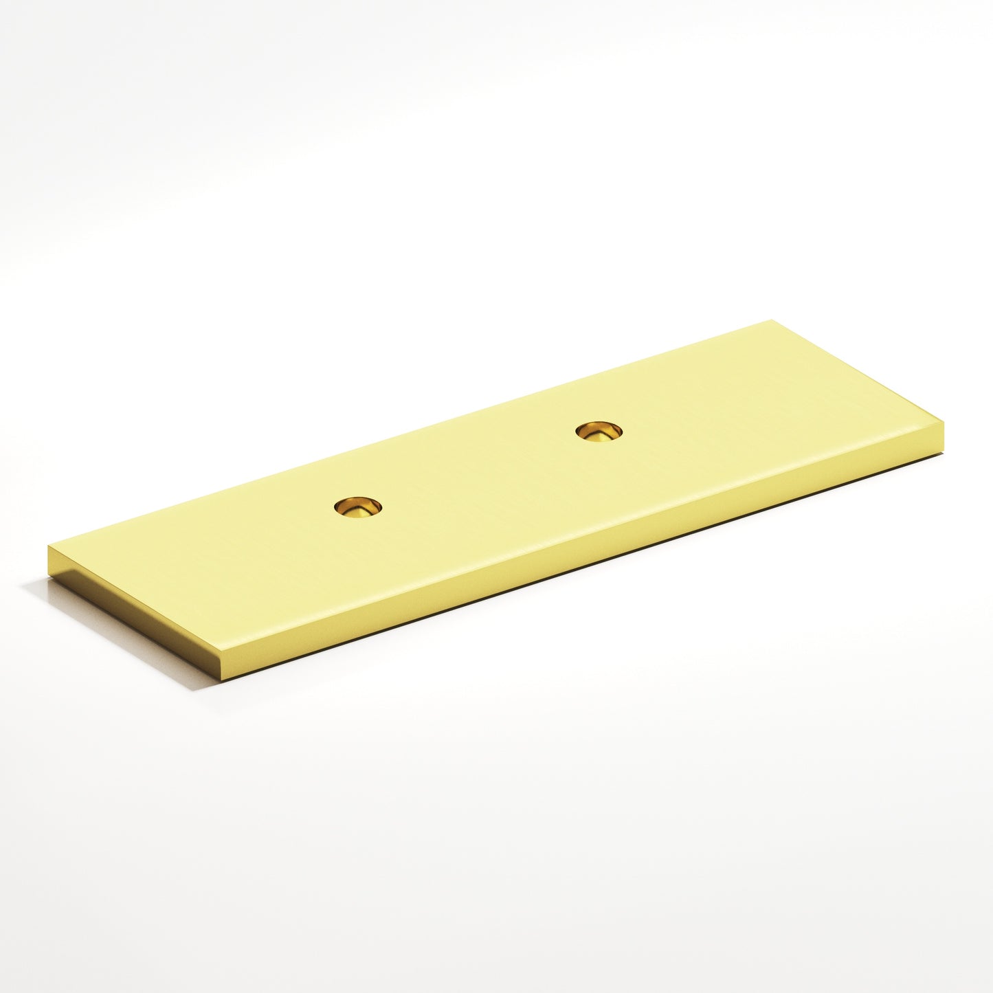 Colonial Bronze Offset Flat Back Plate