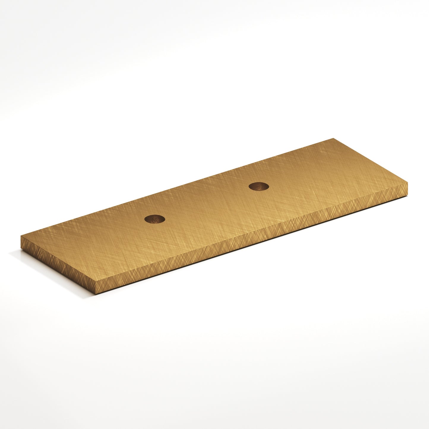 Colonial Bronze Offset Flat Back Plate