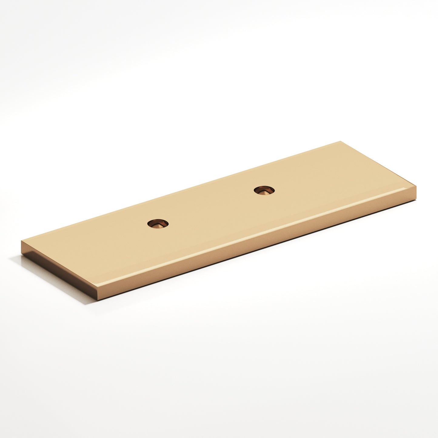 Colonial Bronze Offset Flat Back Plate