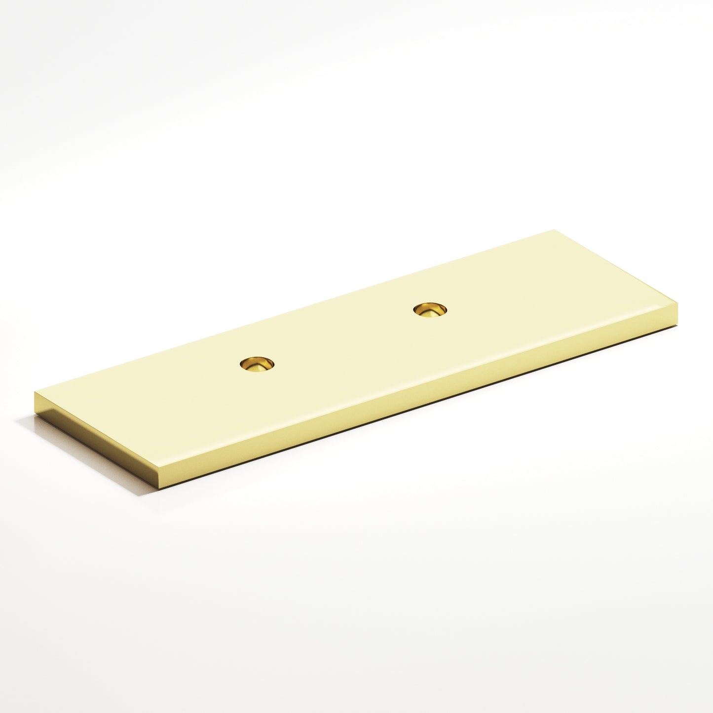 Colonial Bronze Offset Flat Back Plate