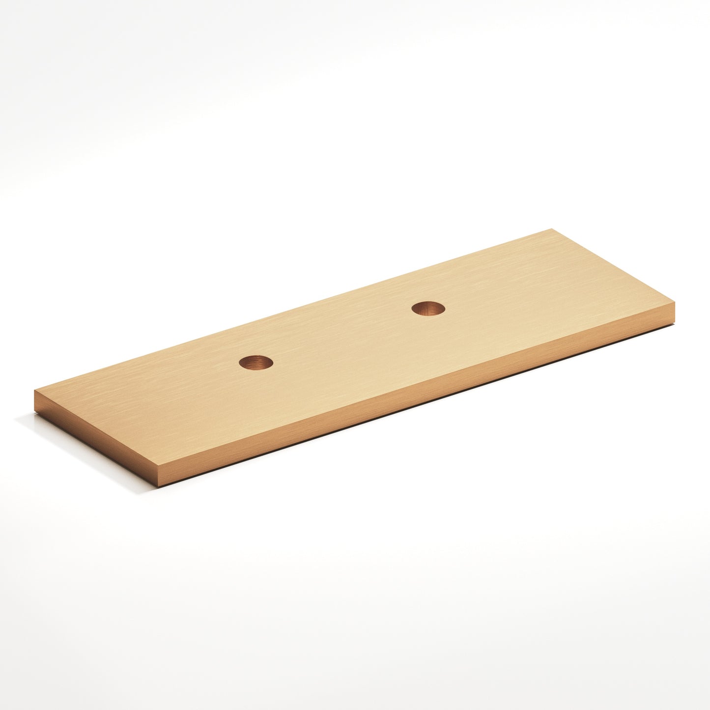 Colonial Bronze Offset Flat Back Plate