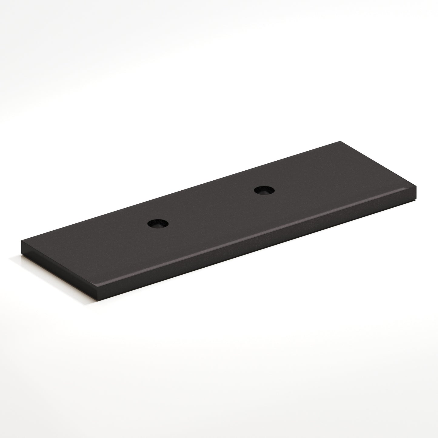 Colonial Bronze Offset Flat Back Plate
