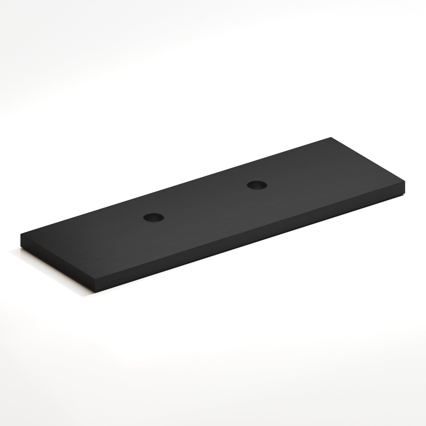 Colonial Bronze Offset Flat Back Plate